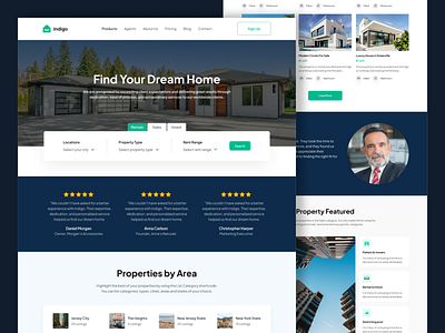 Real Estate Services home marketing property real estate real estate services real estate website residence uiux web design website