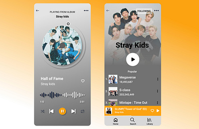 Music Player App ui