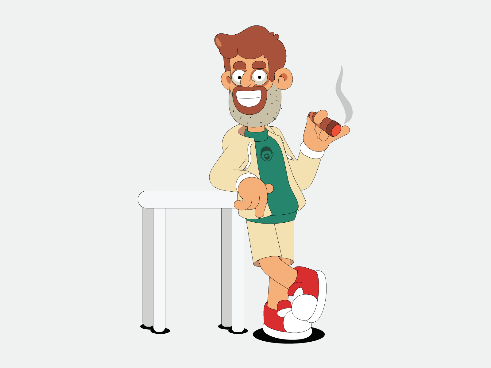 Hey , How are you? characterdesign illustration vector
