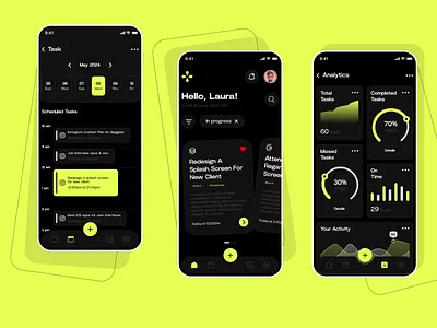 Todo List App app design ui