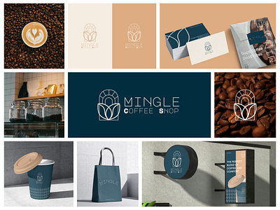 Mingle Coffee Shop - Branding brand identity branding branding design branding service cafe coffee cafe coffee cup coffee shop coffee shop branding coffee shop design coffee shop graphic coffee shop logo coffee shop signage label design logo design signage