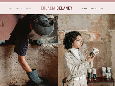 Eulalia Delaney | Branding + website design branding graphic design pottery branding pottery design pottery website design web design website website design wordpress design wordpress website design