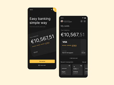 Bank app app banking branding ui
