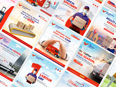 Social Media Advertisement designs of Via Logistics Global! ads design bann banner design branding cover design design ecommerce design facebook facebook ad facebook cover graphic design graphicdesign homepage design illustration sale banner socialmedia ui ui design vector webdeisgn