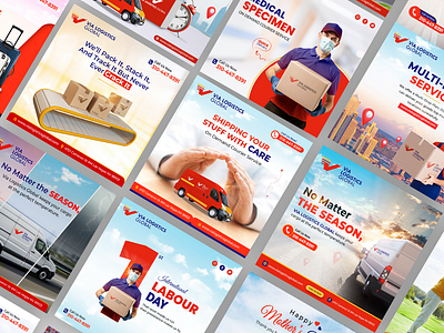 Social Media Advertisement designs of Via Logistics Global! ads design bann banner design branding cover design design facebook cover graphic design graphicdesign homepage design illustration socialmedia ui ui design vector webdeisgn