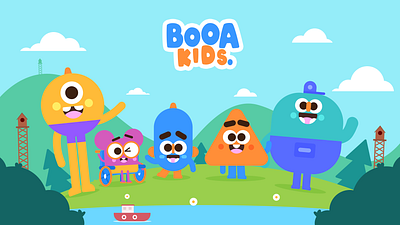 BOOAKIDS animation booa booakids busymoon busymoonproductions design edutainment graphic design illustration kidslearning