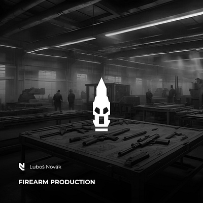 FireArm - production - logo army branding firearm guns gunsmith logo military weapons