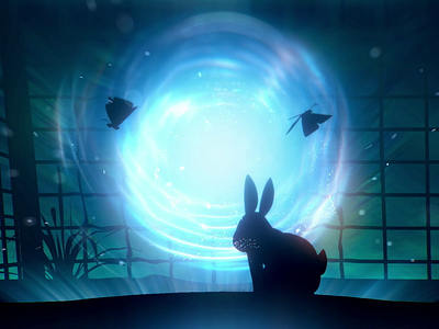 Big Wilds (Music Video) 2d 3d after effects animation arnold bunny butterfly c4d c4dtoa cgi character animation cinema 4d garden illustration magic motion graphics music music video portal vfx