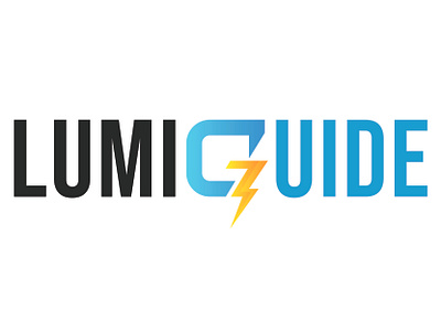 LumiGuide - Logo Design branding flashlight app logo graphic design logo logo design mobile application logo