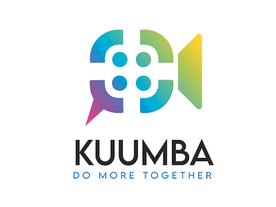 Kuumba - Logo Design branding chat logo graphic design logo logo design mobile application logo video call logo