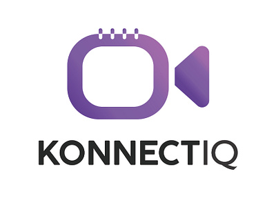 Konnect IQ - Logo Design branding graphic design logo logo design mobile application design