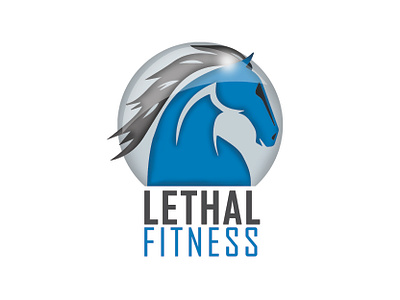 Lethal Fitness - Logo Design 3d logo branding graphic design logo logo design vector logo
