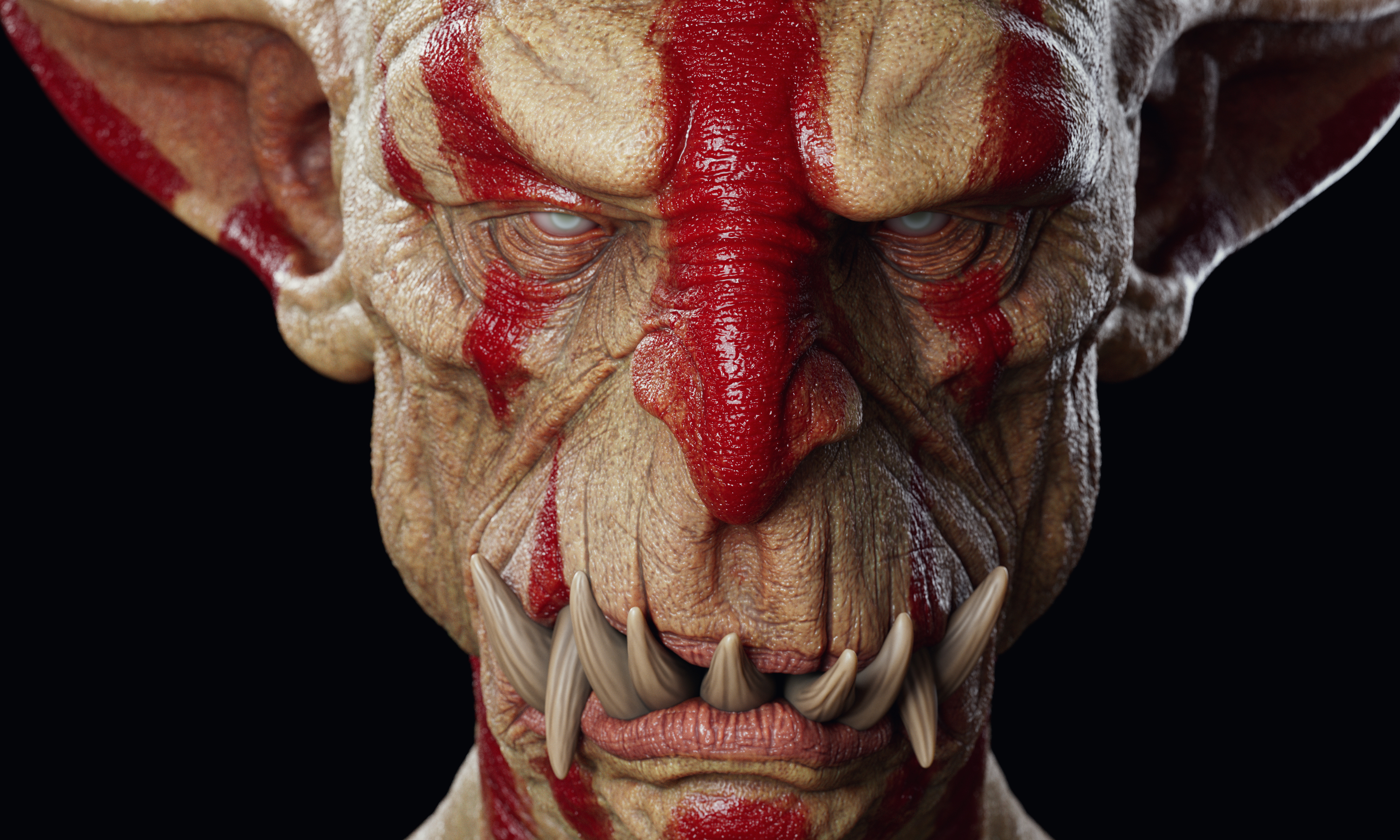 Goblin Orc 3d 3d modeling animation character design creature fantasy goblin orc zbrush