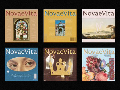 NovaeVita badge branding design graphic design illustration layout logo mark mood mood board moodboard type typography ui