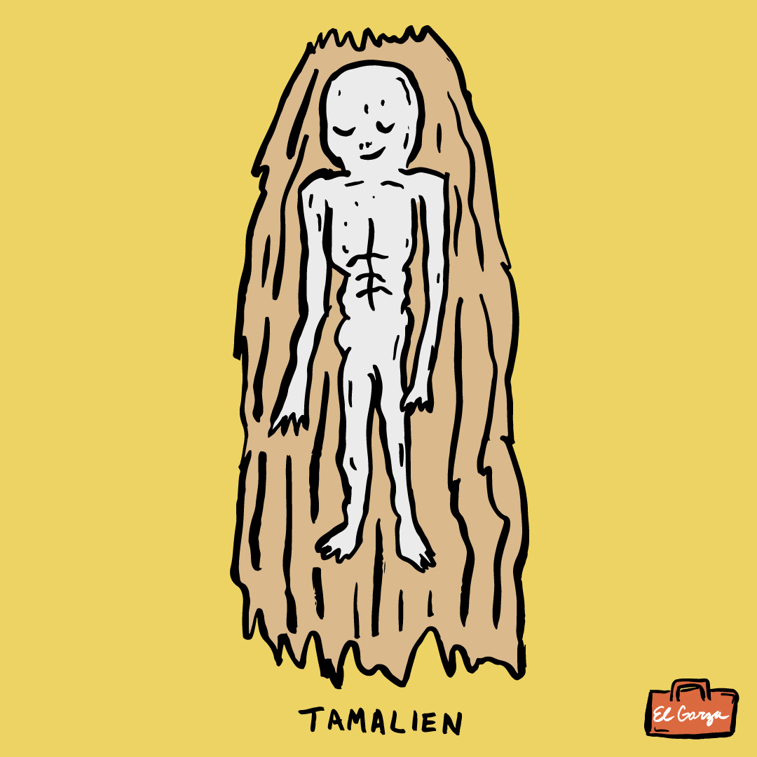 Tamalien 2023 aliens apparel branding chicano design hand drawn hand lettering illustration men mexican mexicanfood shirts southwest ufo women