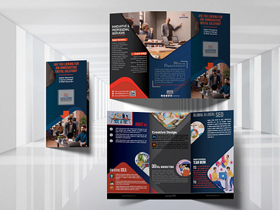 Creative and Modern Corporate trifold brochure design best brochure design mockup branding business trifold brochure design business trifold design creative design creative graphic design flyer design graphic design illustration logo modern brochure design motion graphics professional trifold design ui