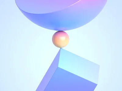 Minimalist geometric animation 3d abstract animation background balance blender branding clean design endless geometric loop minimal minimalist render shape simple sphere