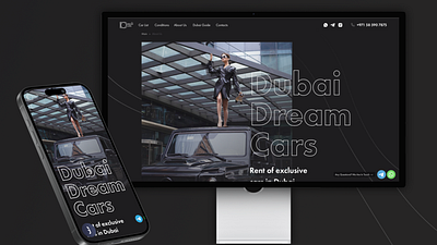 Dubai Dream Cars - Website app design dubai ui ux website