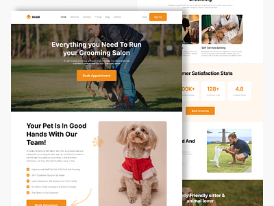 Pet Grooming Website care cat dog dog spa singapore pet grooming pet grooming services pets uiux web design website