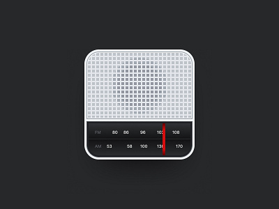 Radio Widget design ios widget mobile design radio radio widget widget