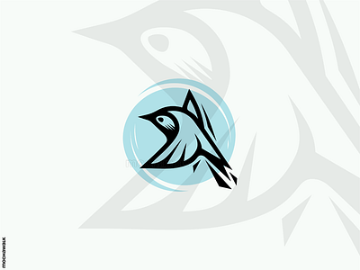 Flying Bird Logo animal artistic bird design flying logo logodesign logomark wings