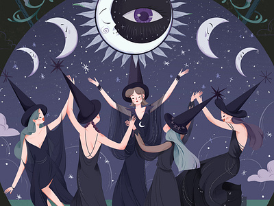 Autumn Equinox art branding cartoon colorful design digital illustration fashion illustration flat illustration graphic design illustration painting placard publication