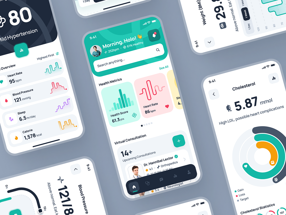 nightingale UI Kit: AI Medical & E-Pharmacy App | Smart UIUX by ...