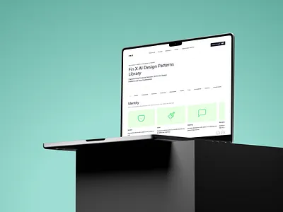 Fin X AI Design Patterns Library ai design guidelines design library design patterns finance finance design fintech ui ux