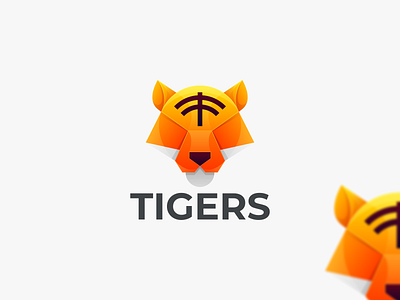 TIGERS branding design graphic design icon logo tiger coloring tiger design graphic tiger logo tigers
