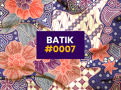 Batik #0007 batik illustration indonesia pattern traditional art