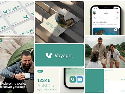 Voyage - Travel Branding App adventure booking app branding branding clean logotype staycation tour guide travel travel branding app vacation visual brand identity visual identity