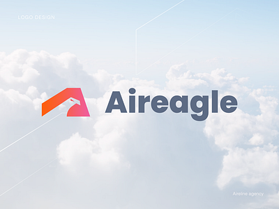 Aireagle brand logo design concept branding graphic design logo