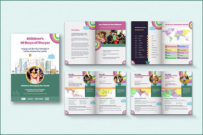 Children's Book Design banner design book building booklet catalog company profile creative brochure design graphic design