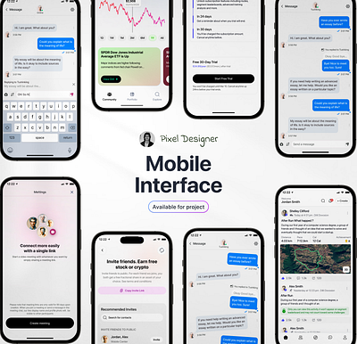 Mobile Interface 🪄🧠 branding design e commerce graphic design illustration mobile mobile app mobile design mobile interface motion graphics web design