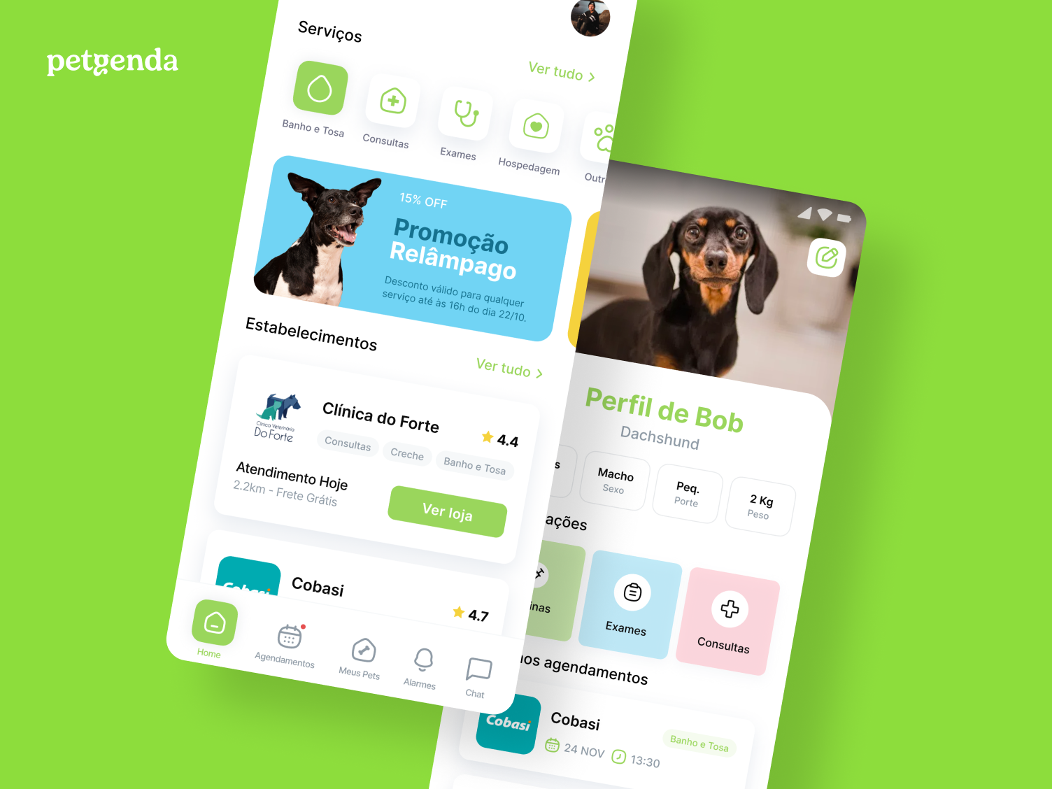 Petgenda - App and Dashboard app branding design petshop petshop app schedule pet ui ui design ux