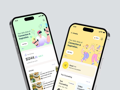 Moodies' Care Mobile App - Ui & UX Design app design mood tracker moodies care motivation app new design template trending ui user experience user interface ux