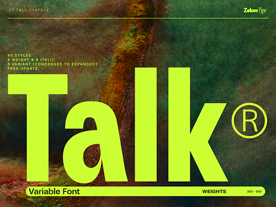 ZT Talk - Free Font • 80 Styles branding design font free free design freefont graphic design sans sans serif typography
