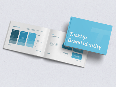 TaskUp Brand Identity brand application brand guide brand guidelines brand identity branding branding design cloud design graphic design guide identity logo logo concept logo design logotype management modern saas typography visual identity