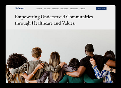 Fulcom Website Landing Page design landing page ui ux uxdesign web