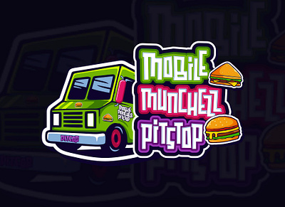 Mobile Muchezz Pitstop branding design graphic design illustration logo typography vector