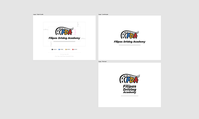 Filipas Driving Academy graphic design logo ui web