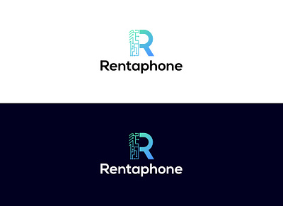 Rentaphone branding design graphic design illustration logo typography vector