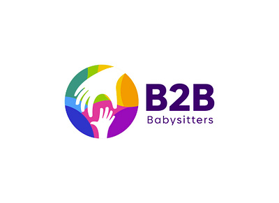 B2B Babysitters branding design graphic design illustration logo typography vector