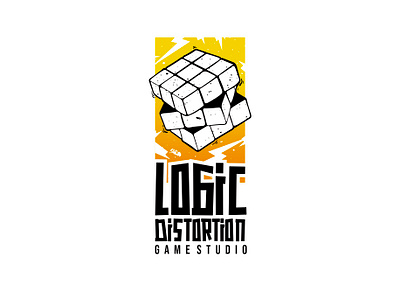 Logic Distortion branding design graphic design illustration logo typography vector