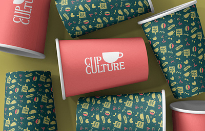 Cup Culture | Logo, Visual identity desig & Menu card design abstract logo brand identity design brand logo brand mark branding business card design cafe brand cafe logo coffee logo coffee shop branding coffee shop logo combination logo graphic design logo logo design menu design menucard design minimalist logo simple logo