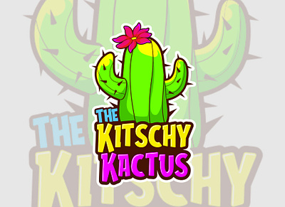 Kitschy Kactus branding design graphic design illustration logo typography vector