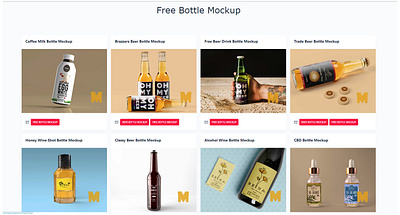 Free Bottle Mockup bottle free bottle mockup free mockup graphic eagle mockups