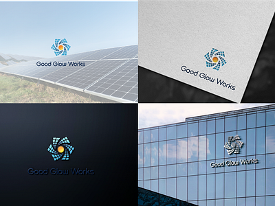 Good Glow Works Logo! adobeillustrator adobephotoshop brandidentity branding creativeideas ecofriendly freelancing goodglowworks graphic design graphicdesign greenenergy logo logodesign logomark luxuryhomes millennialliving solarpower