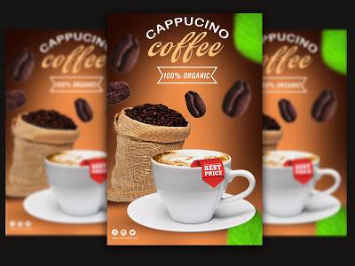 Coffee poster 3d animation branding coffe graphic graphic design logo motion graphics poster ui