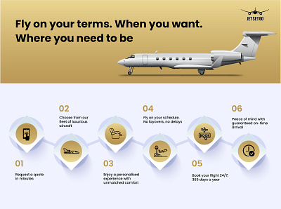Fly on your Terms Infographics charter flight infographics private jet